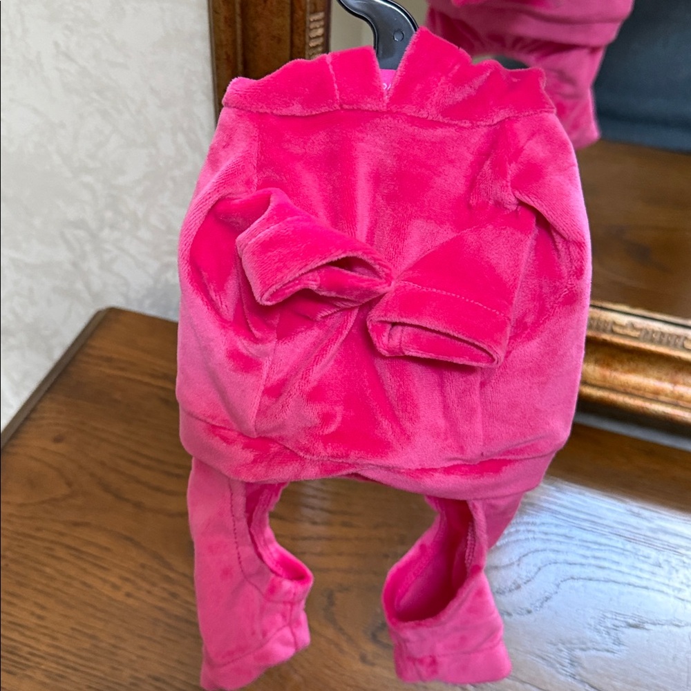 New with/o tag- Pink Isaac Mizrahi Dog outfit w/ Paw Print rhinestones. Sz XXS. - Picture 14 of 14